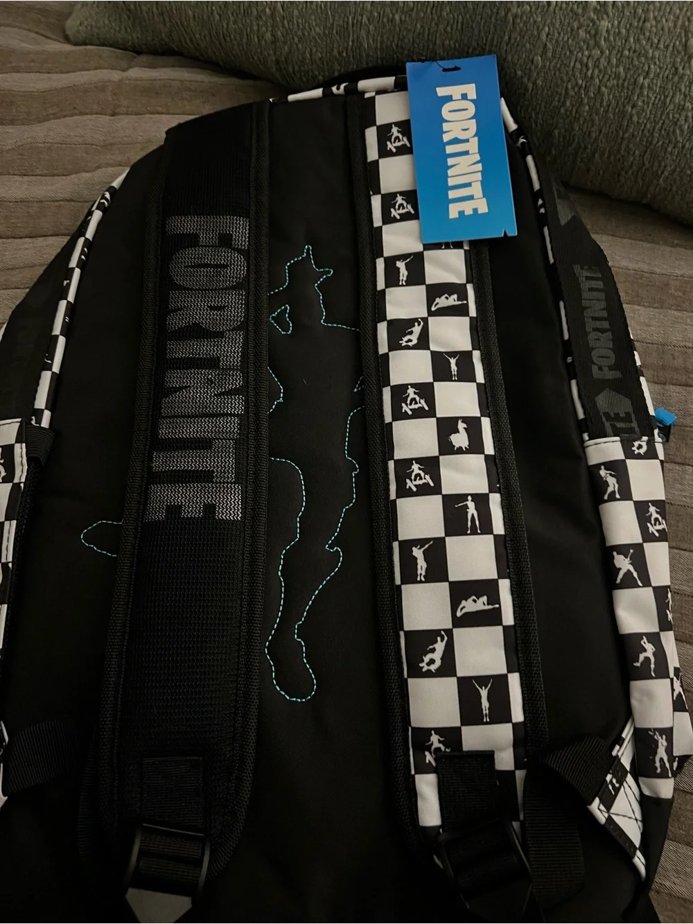 Fortnite Black & White School Backpack NWT